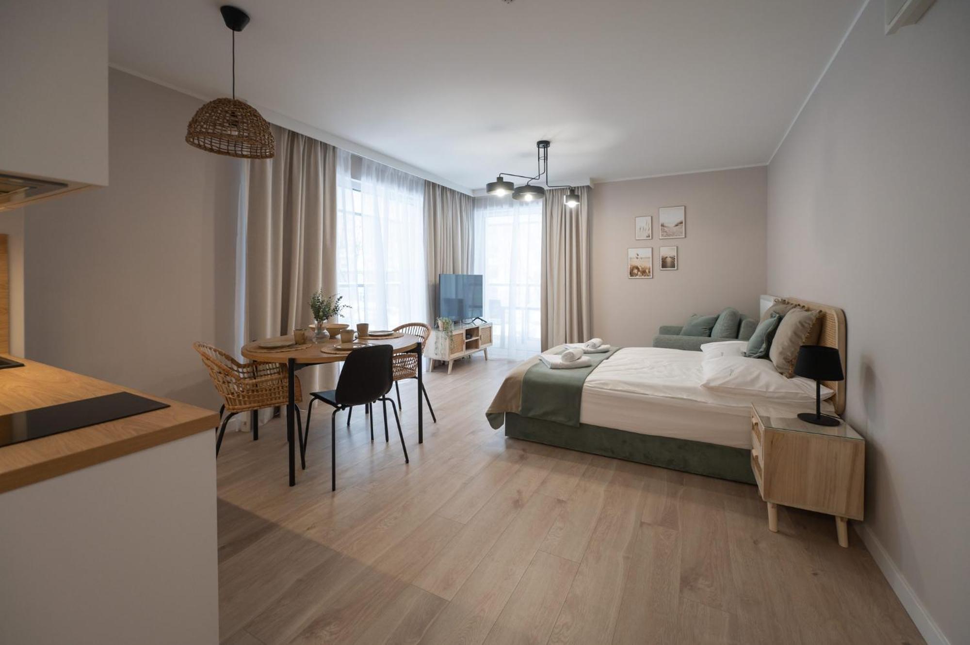 Apartment The Waves Kasprowicza 20c - Blisko Plazy! - Bezplatny Parking Podziemny - Klimatyzacja - Basen, Jacuzzi, Sala Fitness, Sala Zabaw Dla Dzieci I Sauny W Cenie! Kolobrzeg