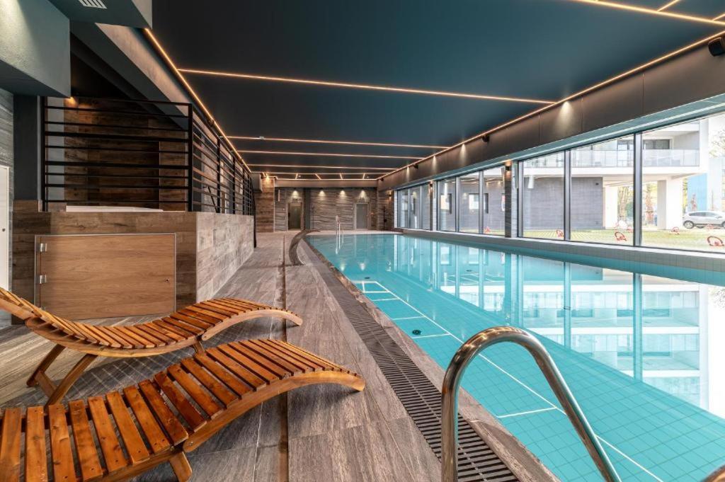 The Waves Kasprowicza 20c - Blisko Plazy! - Bezplatny Parking Podziemny - Klimatyzacja - Basen, Jacuzzi, Sala Fitness, Sala Zabaw Dla Dzieci I Sauny W Cenie! Kolobrzeg